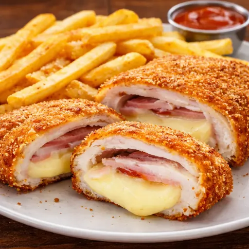 Pechugas Golden Blue+Papas fritas