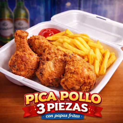 Pica Pollo 3/Piezas