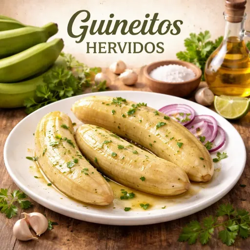 Guineítos Hervidos y Encebollados (3 Unidades)